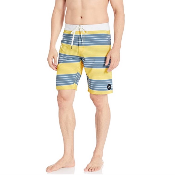 RVCA ‘Uncivil’ Stripe Trunk - Picture 2 of 6